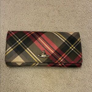 Vivienne Westwood Plaid Long Snap Wallet 👝